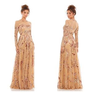 - NWT LONG SLEEVE EMBELLISHED ILLUSION EVENING GOWN Size 6 $ 798
